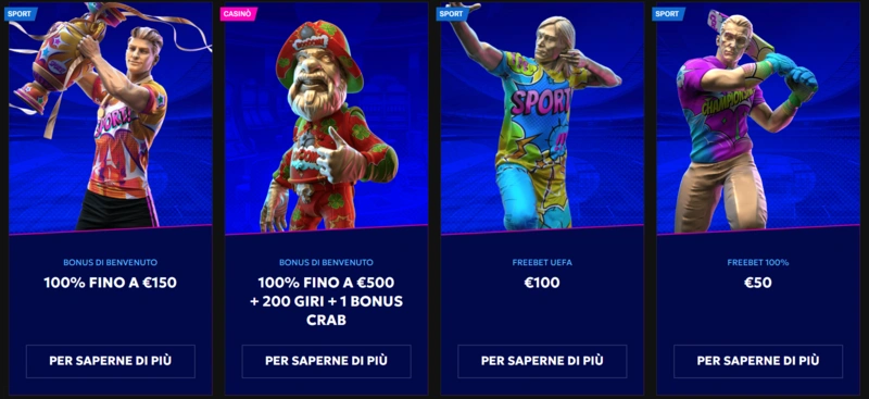 RTBet Casino Promozioni